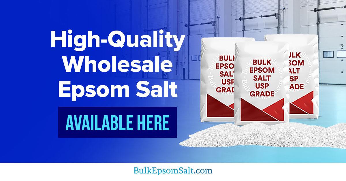 elevate spa business with wholesale epsom salt