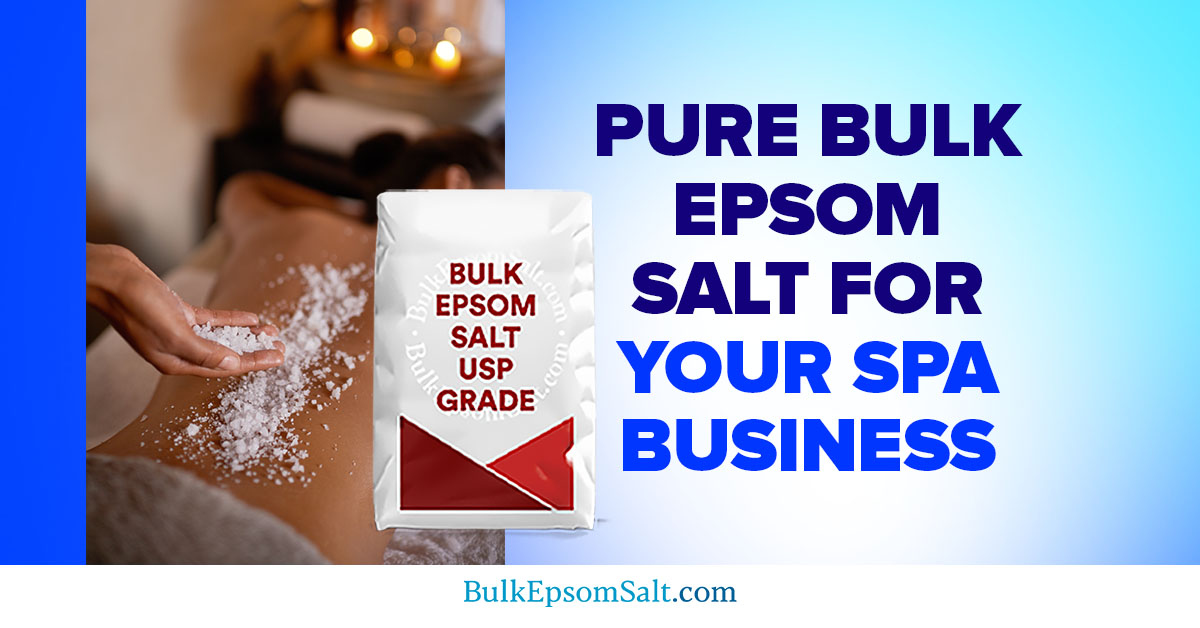 elevate spa business with bulk epsom salt
