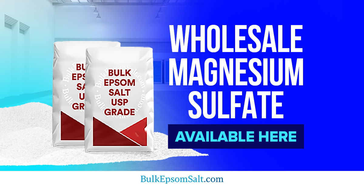 wholesale magnesium sulfate available here