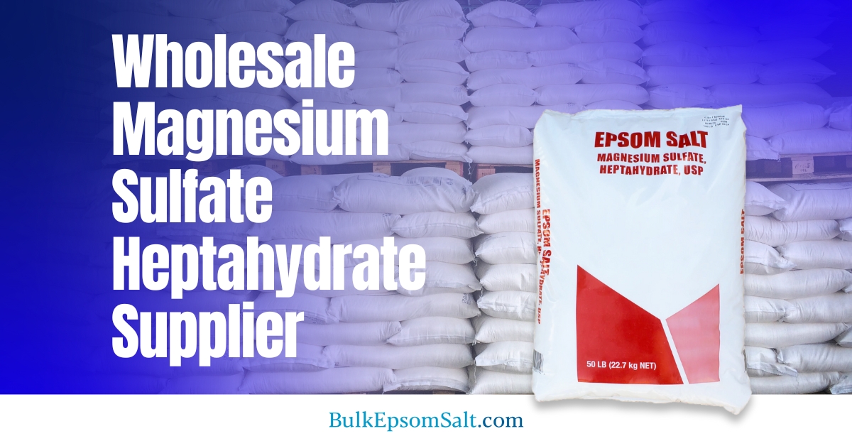 wholesale magnesium sulfate heptahydrate supplier