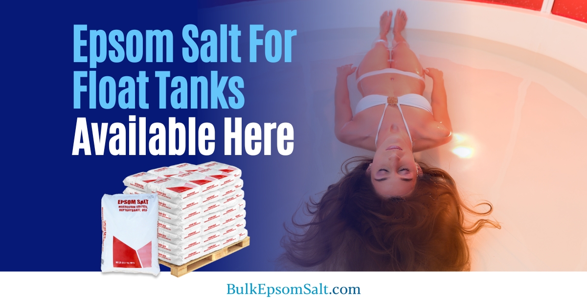 choosing the right epsom salt for float tanks