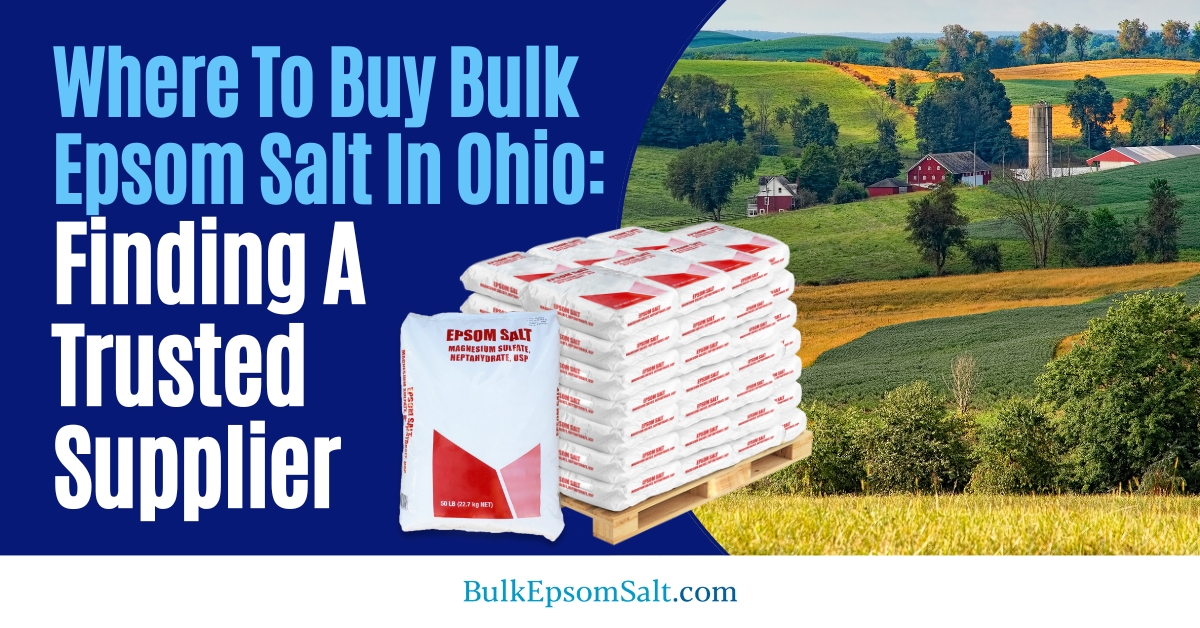 where to buy epsom salt bulk in Ohio