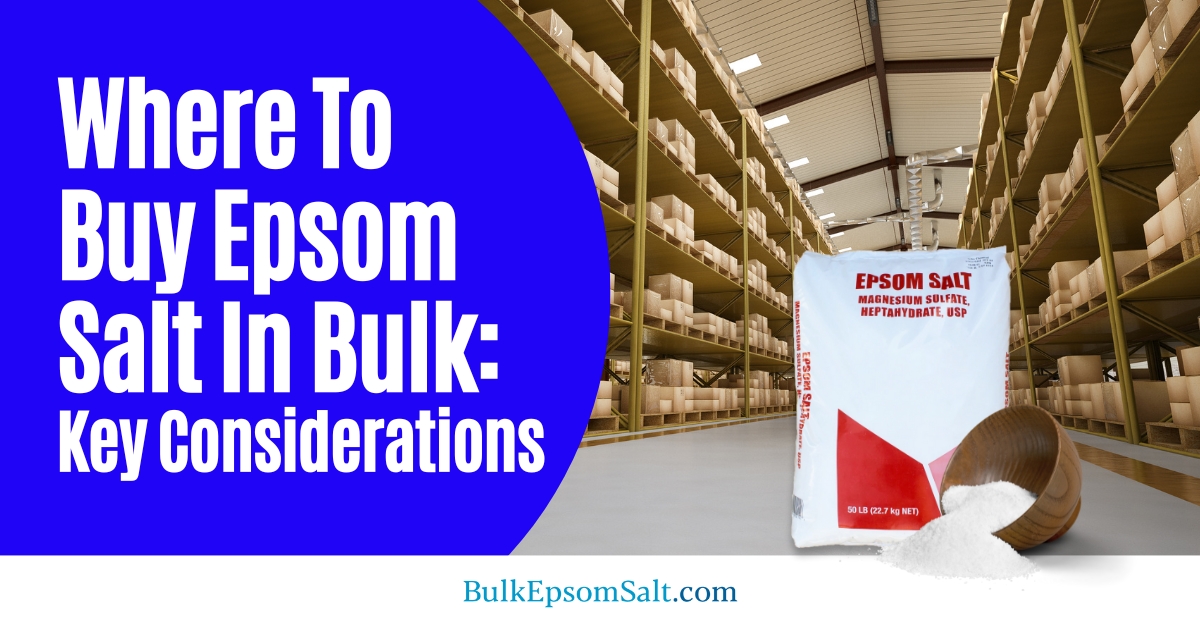 where to buy epsom salt in bulk