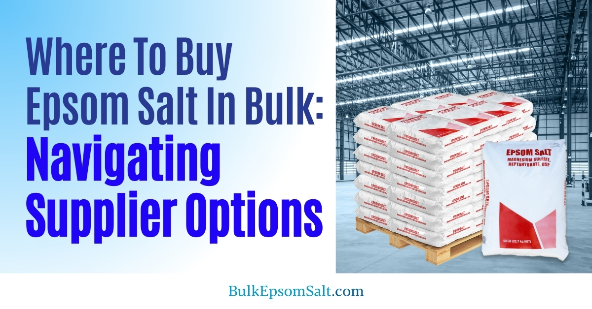 where to buy epsom salt in bulk