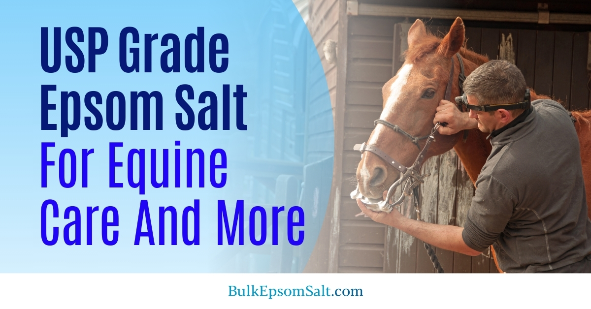 usp grade epsom salt for equine care