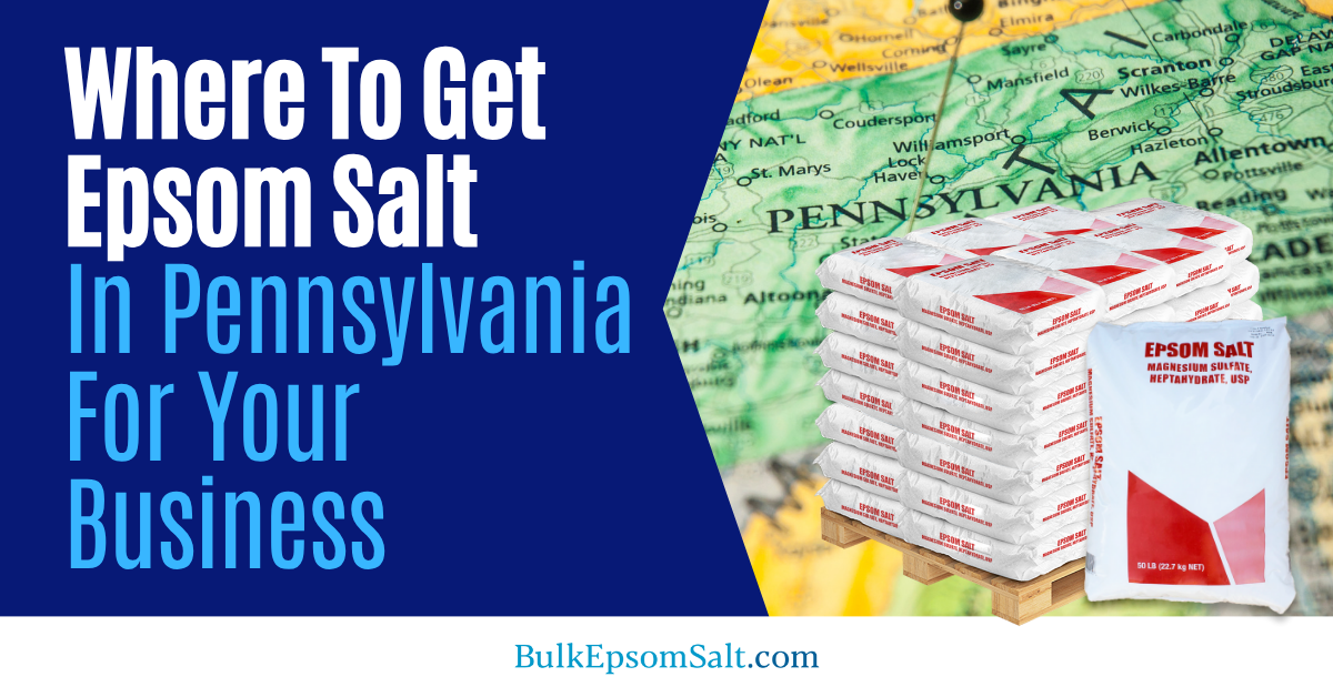 where to get epsom salt in pennsylvania for your business