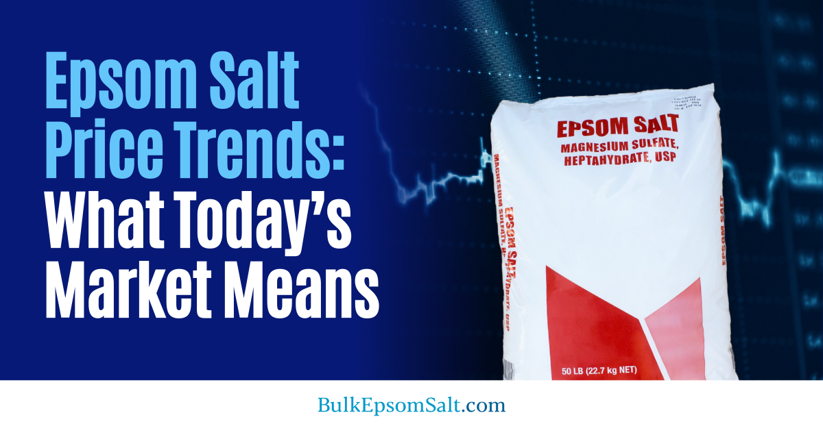 epsom salt price trends today