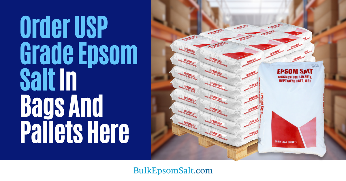 what to ask supplier about usp grade epsom salt
