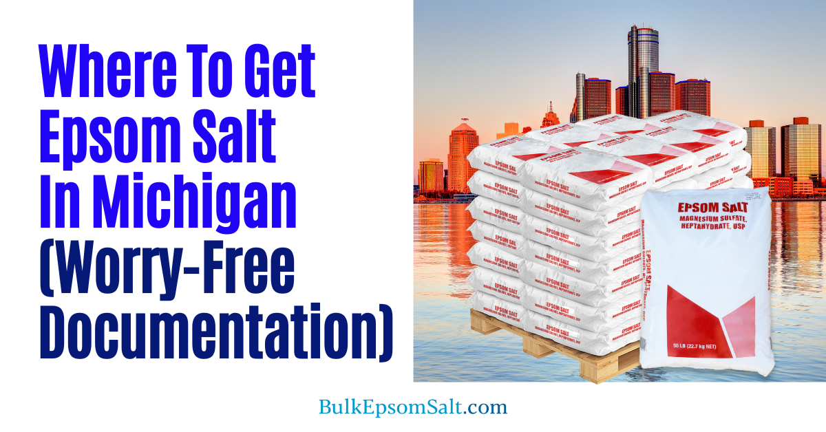 where to get epsom salt in michigan