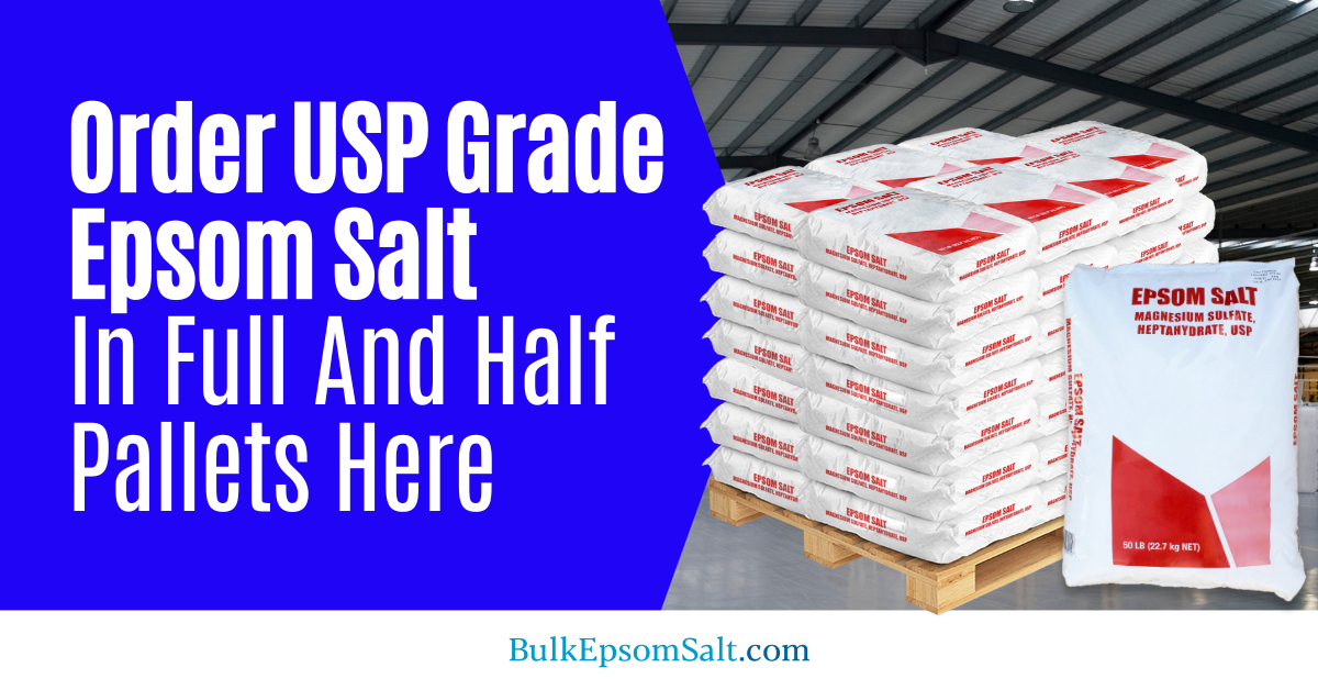 what to check on usp grade epsom salt
