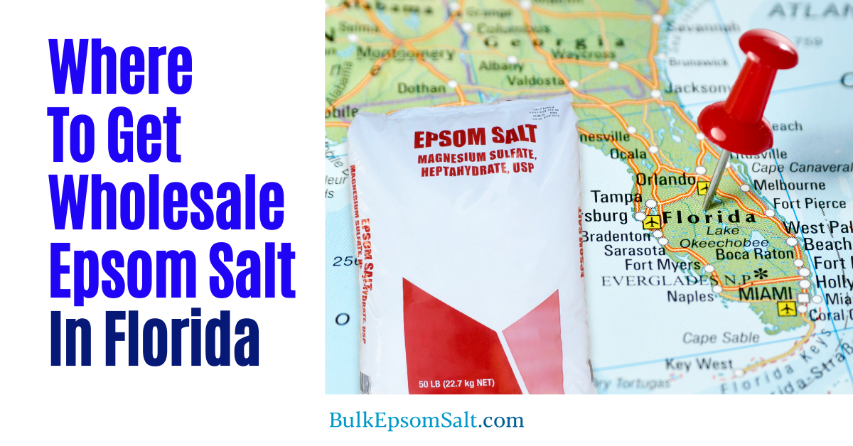 where to get wholesale epsom salt in florida