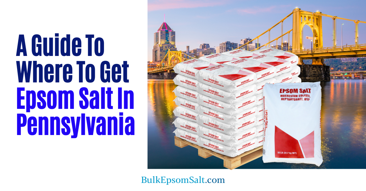 where to get epsom salt in pennsylvania