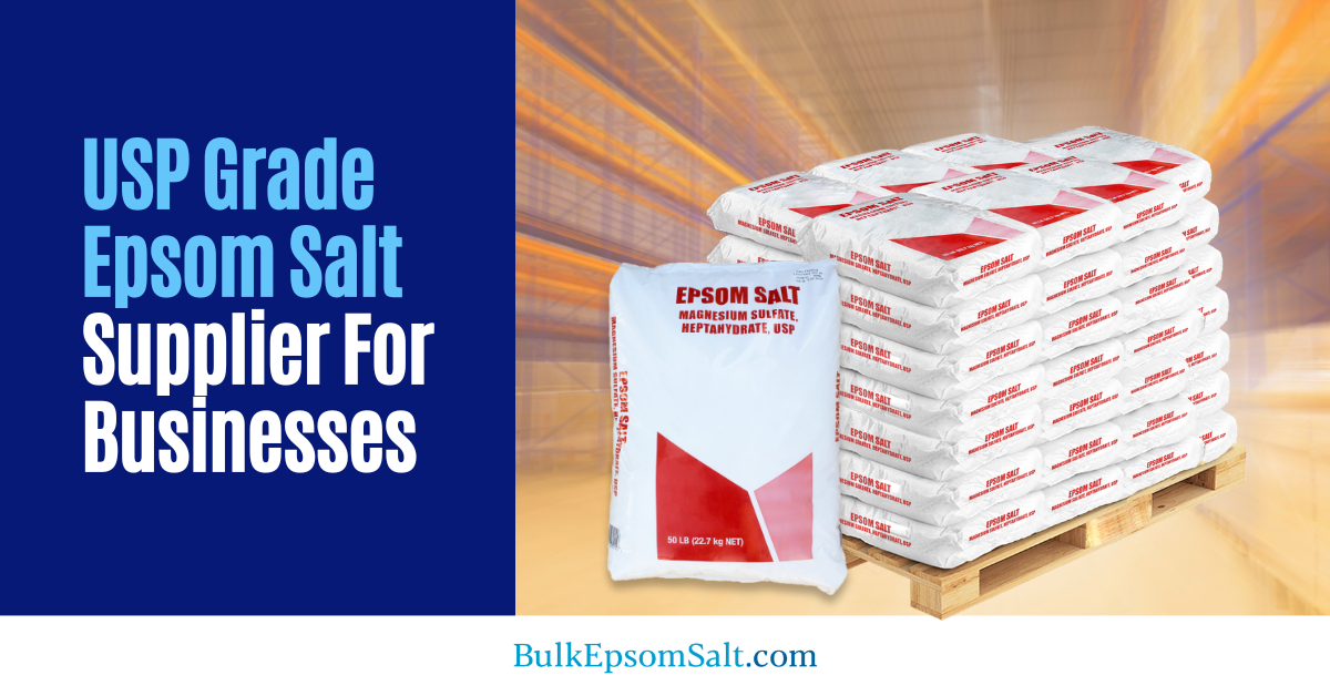 usp grade epsom salt supplier