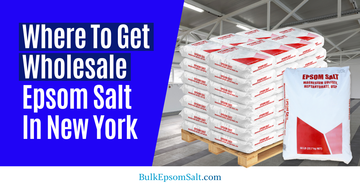 where to get wholesale epsom salt in new york