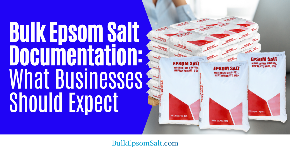bulk epsom salt documentation to expect