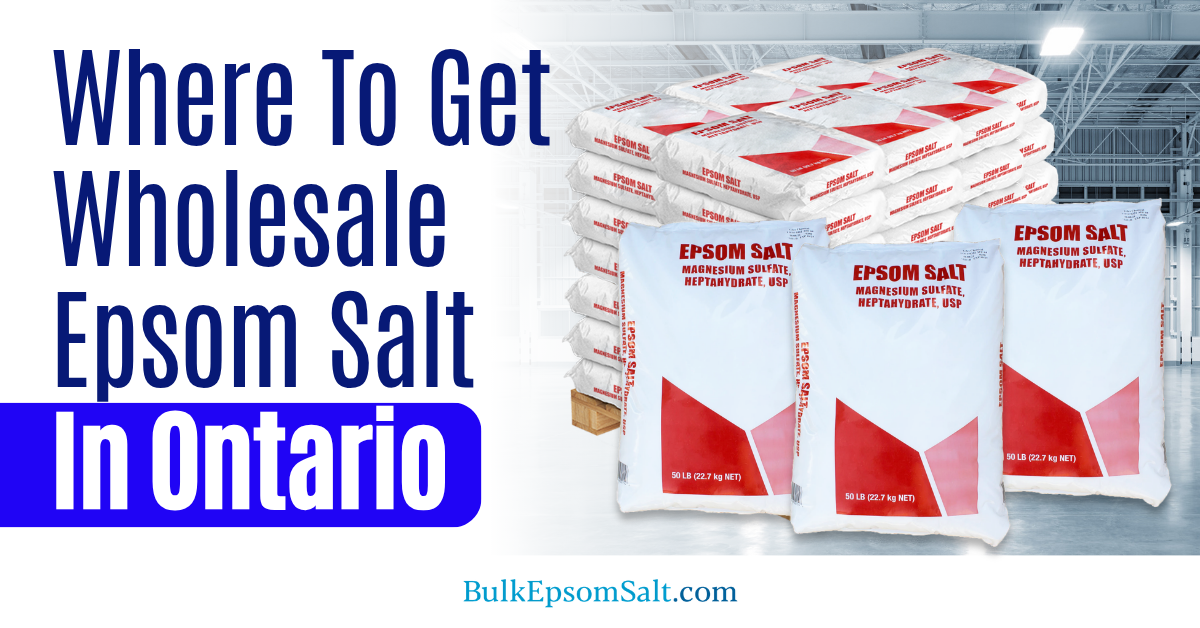 where to get wholesale epsom salt in ontario