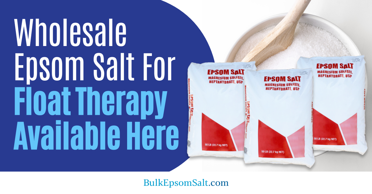 wholesale epsom salt for float therapy