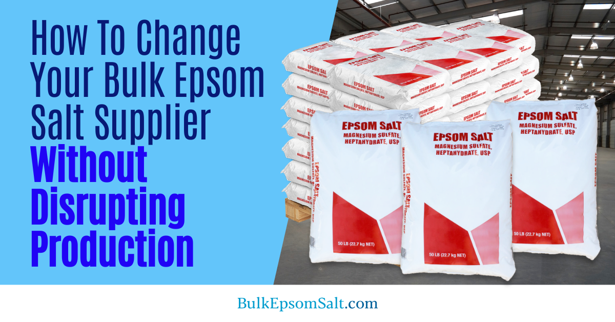 change bulk epsom salt supplier