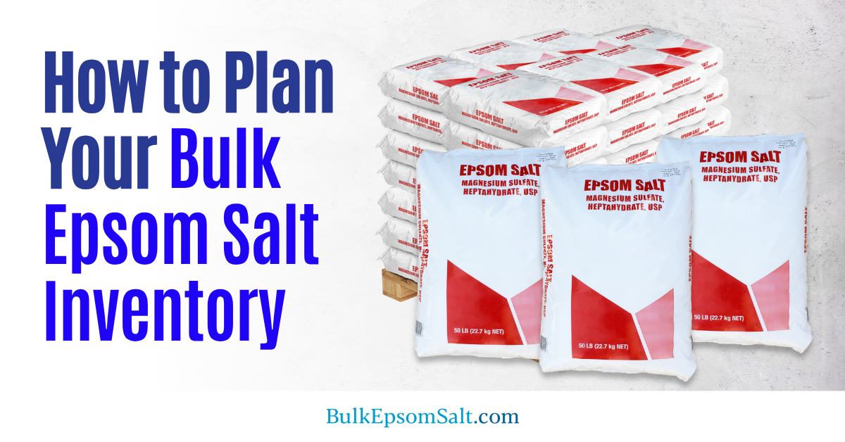 bulk Epsom salt inventory