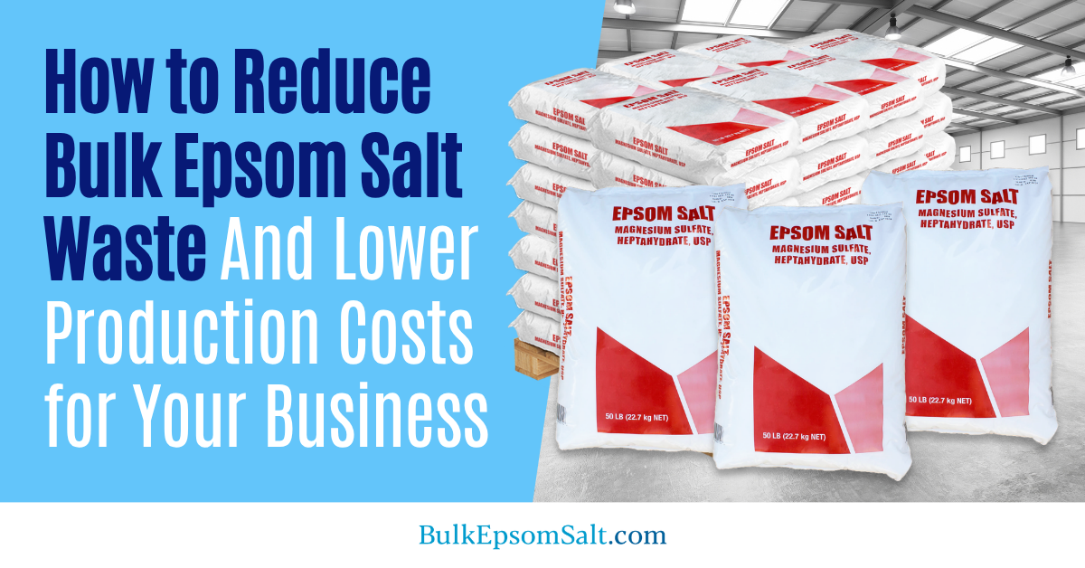 bulk Epsom salt waste